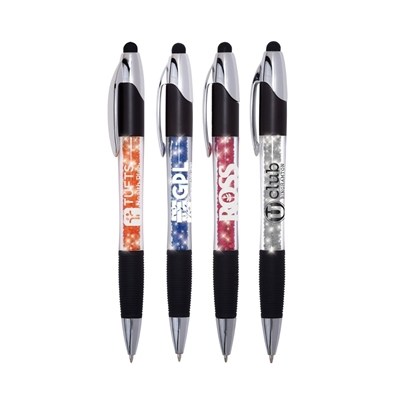 Geode Illuminated Stylus Pen | LED Touchscreen Promotional Pen