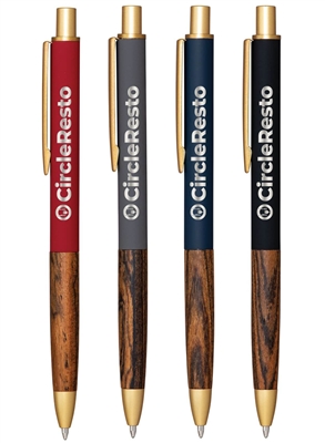 Custom Luxwood Comfort Pen | Full Color Promotional Pen