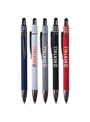 Custom Wizzard Comfort Pen with Stylus | Laser Engraved Logo Pen