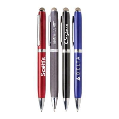 Estilo Stylus Pen | Chrome & Enamel Executive Pen with Stylus