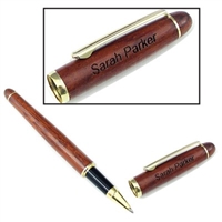 Personalized Classic Wood Cap Pen