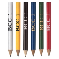 Round Golf Custom Round Pencil - Quality Golf Promotional Item