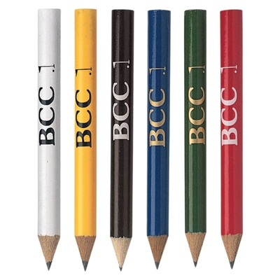 Round Golf Custom Round Pencil - Quality Golf Promotional Item
