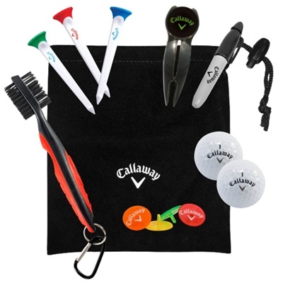 Callaway Starter Set | Premium Golf Accessories Set with Tees, Divot Tool & Golf Balls