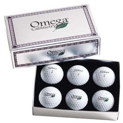 Custom Full Color Imprinted Titleist/Pinnacle Dozen | Branded Golf Ball Gift Set