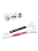 Eco-Friendly Golf Tees Bulk 1000 Pack | 2 3/4" Custom One-Color Imprint