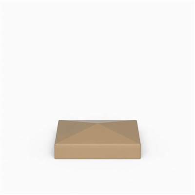 Replacement Post Cap for 4x4 PVC Sign Posts - Khaki Tan