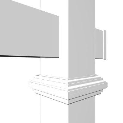 Decorative Post Knuckle for 4x4 PVC Sign Posts
