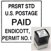 Self-Inking PRSRT STD Postage Paid Stamp