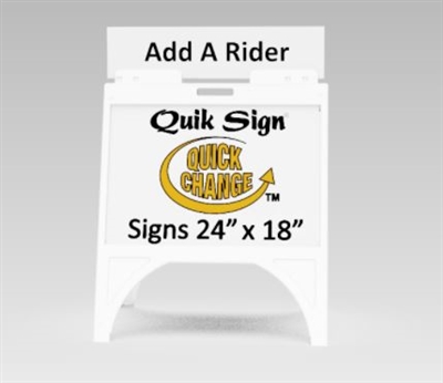 Quik Sign A Frame with Custom Signs