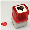 Self Inking Heart Shaped Stamp