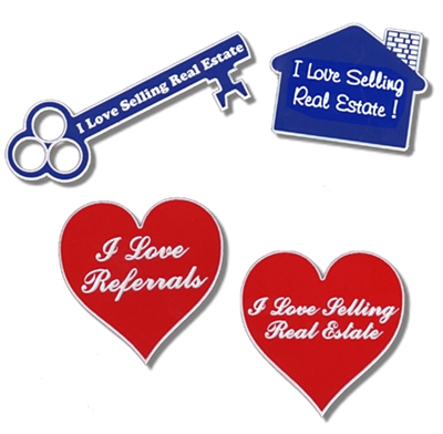 Real Estate Slogan Pins