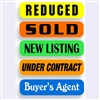 Real Estate Listing ID Sickers