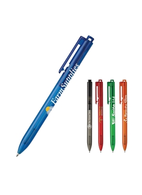 Celina Clear | Full Color | Retractable Ballpoint Pen | Custom Promotional Pen