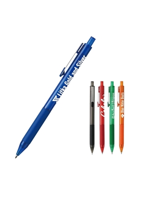Shiner Clear  Silkscreen | Promotional Pen | Custom Printing | Retractable Ballpoint