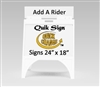 Quik Sign A Frame with Custom Signs