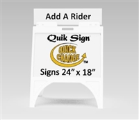 Quik Sign A Frame with Custom Signs