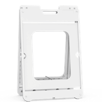 Simpo II 22" x 28" White A Frame