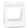 Simpo Square 24" x 24" White A Frame