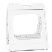 Simpo Square 24" x 24" White A Frame