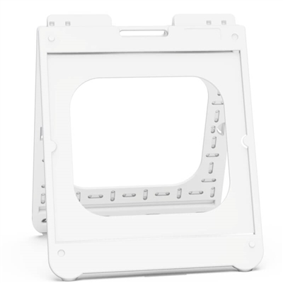 Simpo Square 24" x 24" White A Frame