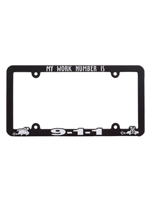 New Jersey License Plate Frame | High View Raised Lettering, Made in USA