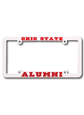 Custom OH License Plate Frame | Raised Lettering, 100% Domestic