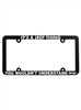 New Jersey License Plate Frame â€“ One Color Silk Screen Plastic | Durable Car Accessory