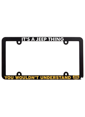 Custom NJ Car Tag Holder | Two-Tone Silk Screen Plastic | Automotive Accessory