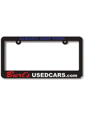 California Car Plate Frame â€“ Triple Color Silk Screen Plastic | Durable Vehicle Accessory