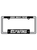 Michigan 2 Step Raised Lettering Plastic License Plate Frame | Brushed Aluminum