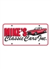 2 Color Plastic Display License Plates | .015 Thick Custom Promotional Plates