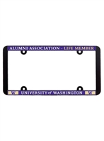 Custom New Jersey Plastic License Plate Frames | Full Color Insert