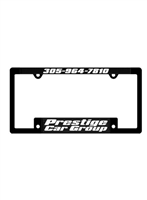 Michigan Raised Lettering Plastic License Plate Frame | Style A | Made in USA, Customizable