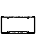 Ohio Raised Lettering Plastic License Plate Frame - Style A | Durable & Customizable