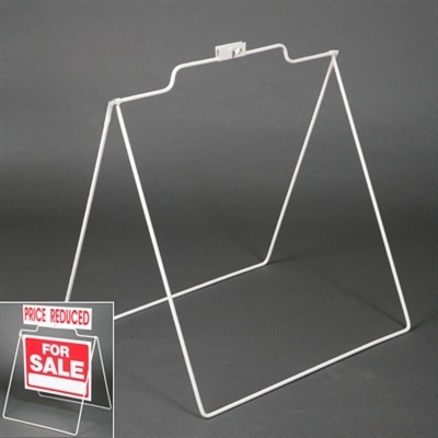 Metal Rod Sidewalk A Frame (5 Pack) - White