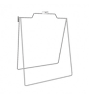 24 x 24 Metal Rod Sidewalk A Frame (5 Pack) White