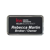 1.75"x3.25" Full Color Silver Frame Name Badge