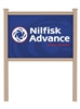 Vinyl Standard Sign Frame â€“ Khaki | Durable Outdoor Signage