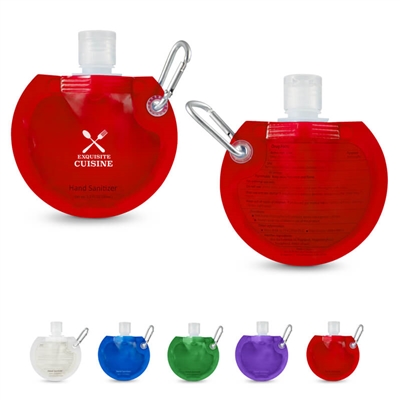 Round Collapsible Hand Sanitizer - 1.2 oz