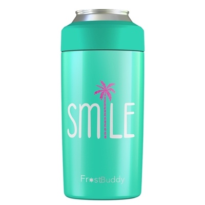 Frost Buddy Universal Buddy 2.0 Smile | Laser Engraved Can Cooler | Fits 12oz & 16oz Cans