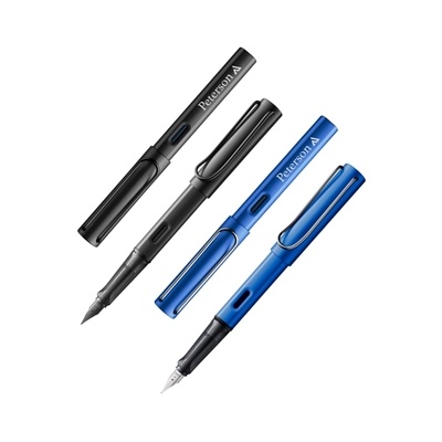 LAMY AL-star Fountain Pen Medium | Laser Engraved | 1.0mm Point | Blue Ink | Anodized Aluminum