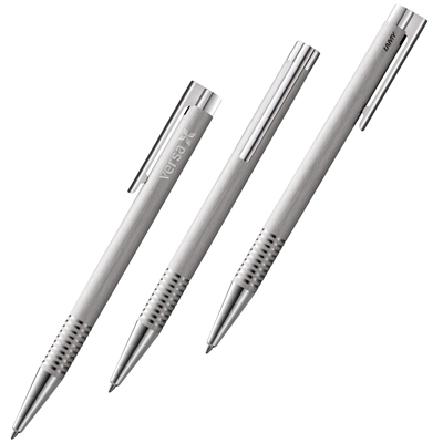 LAMY Brushed Stainless Steel Ballpoint Pen | Custom Engraving Available