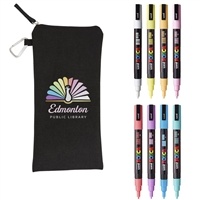 POSCA 8 Piece Soft Marker Set | Fine Tip Paint Markers | Art & Crafts