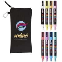 POSCA 8 Piece Soft Marker Set | Medium Tip | Art & Craft Projects