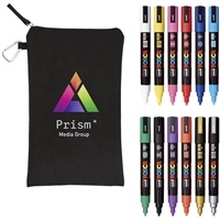 POSCA 12 Piece Basic Marker Set | Water-Based Paint Markers | Art & Crafts