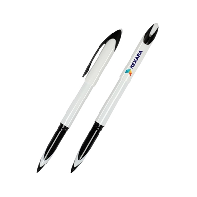 uni-ball Air Rollerball Pen White | Smooth | Effortless Writing with Anti-Fraud Ink