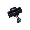 Single Hole Sign Rider Bracket for Aluminum Real Estate Posts - Black