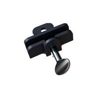 Single Hole Sign Rider Bracket for Aluminum Real Estate Posts - Black