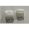 Replacement Squeeze Clip for Aluminum Sign Posts Adjustable Arm - White